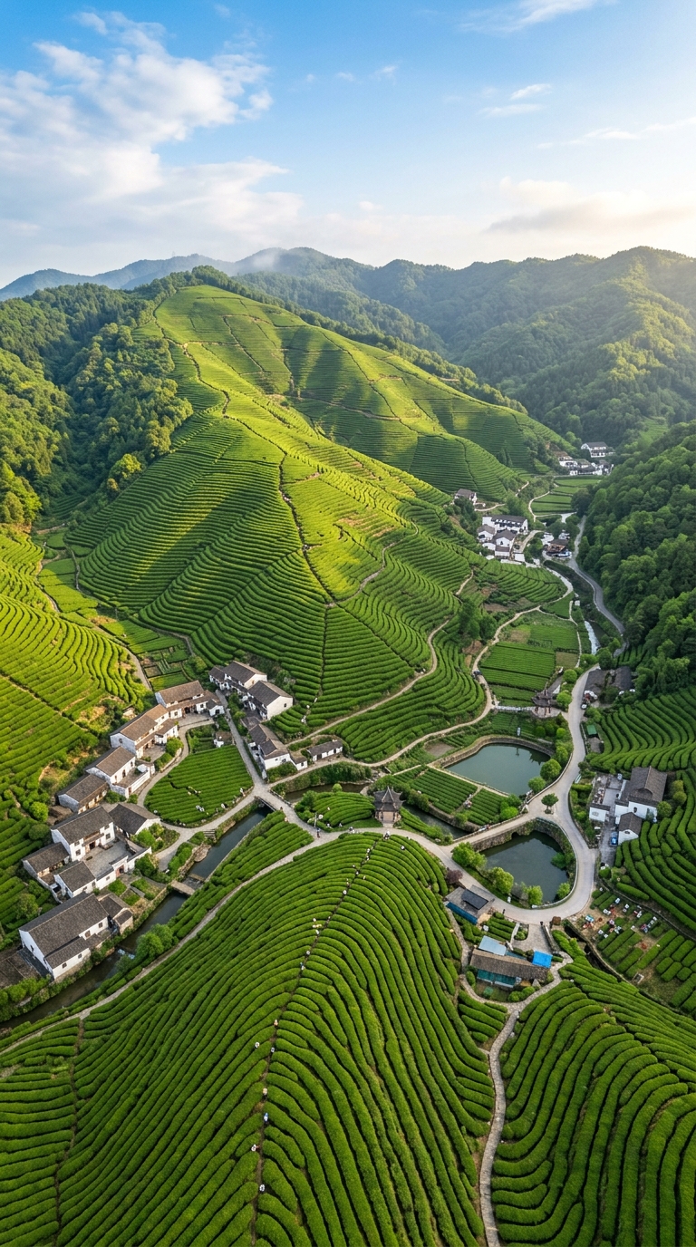 Terraços de Chá Longjing